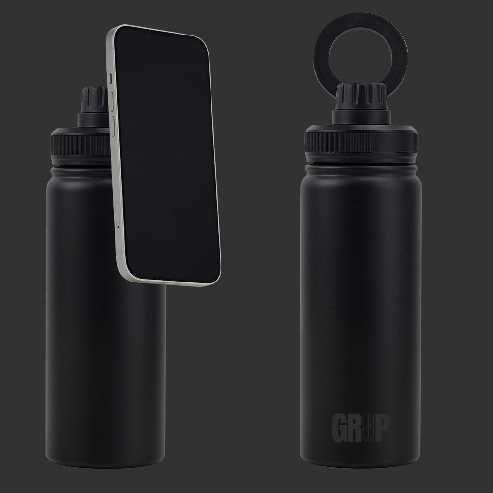 530ml Magnetic Phone Holder Water Bottle | Hands-Free Hydration