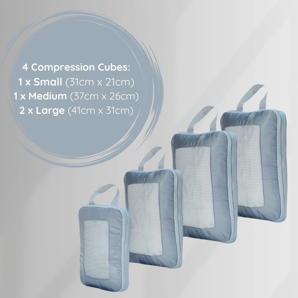 Compression Packing Cubes - Pack of 4
