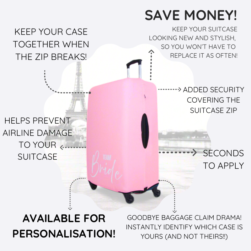 Team Bride Suitcase Cover