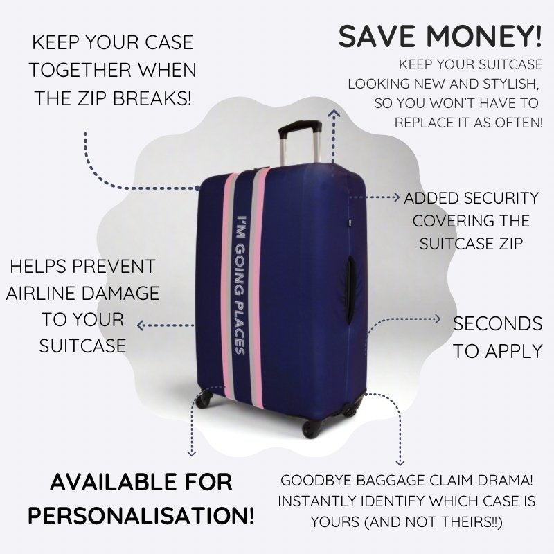 Personalised Suitcase Cover in the UK features and benefits
