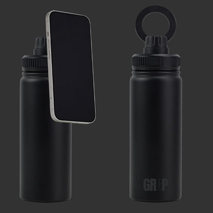 530ml Magnetic Phone Holder Water Bottle | Hands-Free Hydration