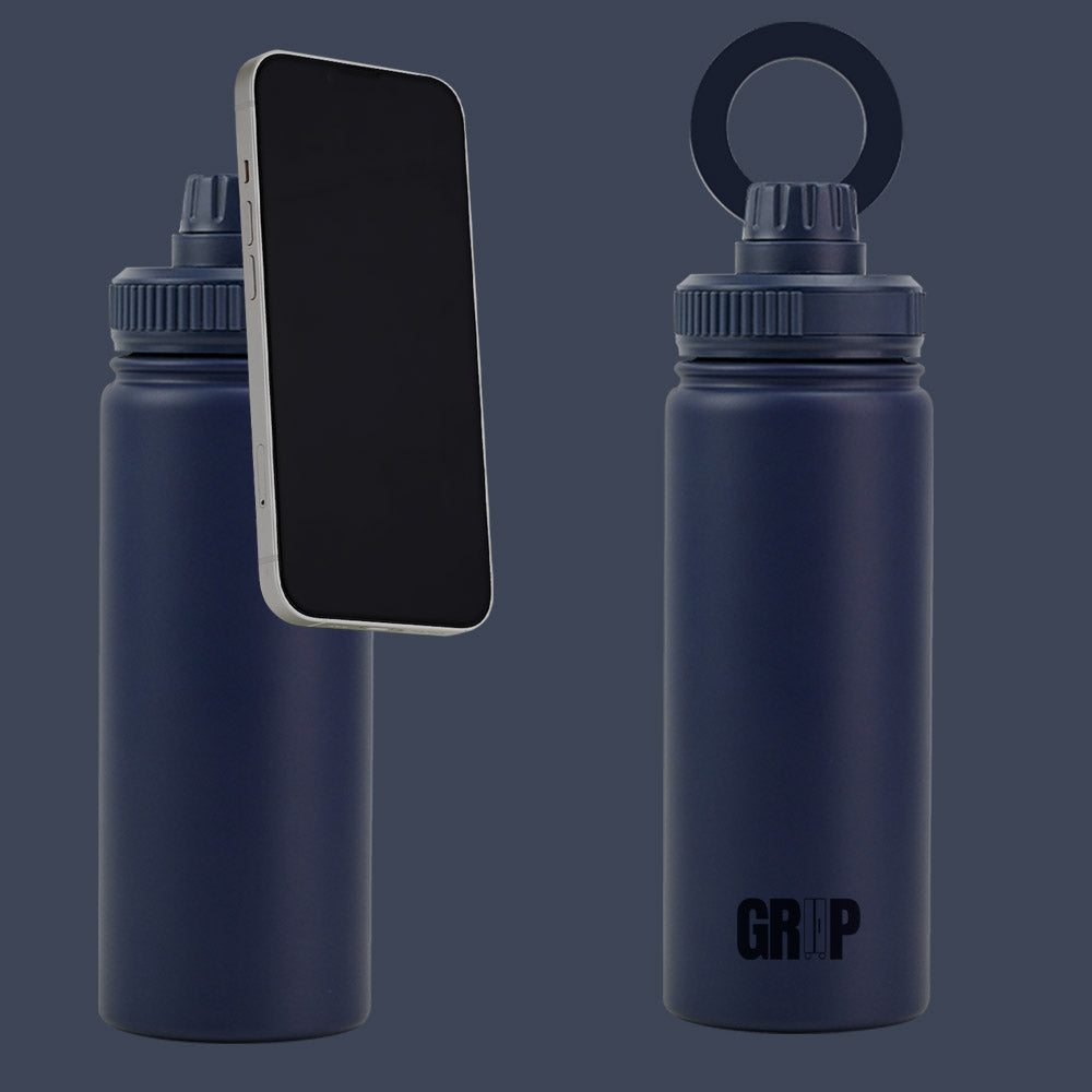 530ml Magnetic Phone Holder Water Bottle | Hands-Free Hydration