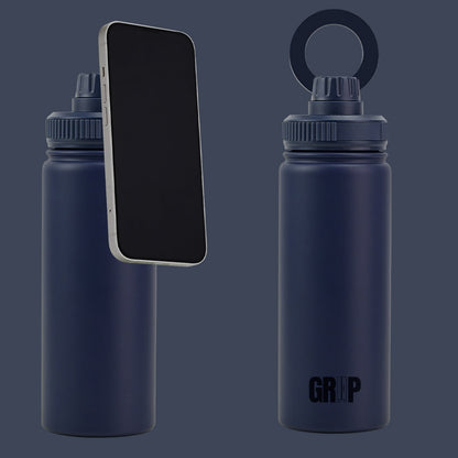 530ml Magnetic Phone Holder Water Bottle | Hands-Free Hydration