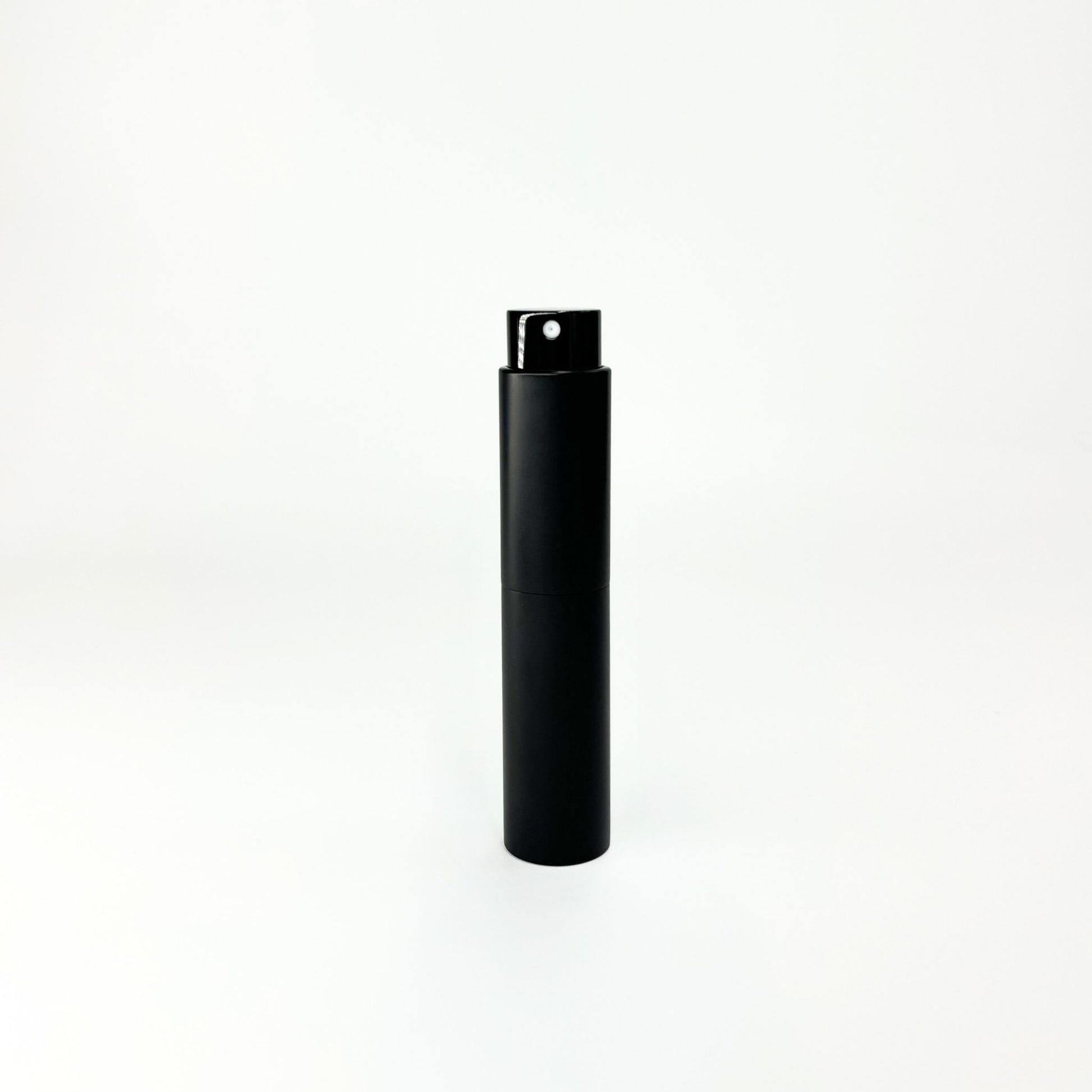 Matt Black Aftershave or Perfume Travel Size Atomiser Bottle, stocking filler ideas