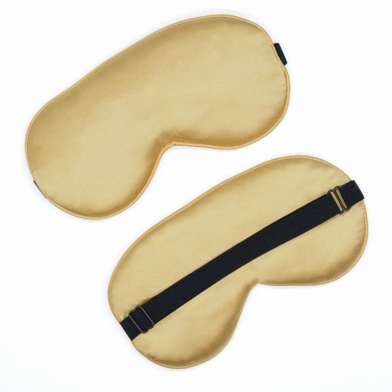 Champagne Gold Luxury Travel Eye Mask for Plane