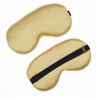 Champagne Gold Luxury Travel Eye Mask for Plane