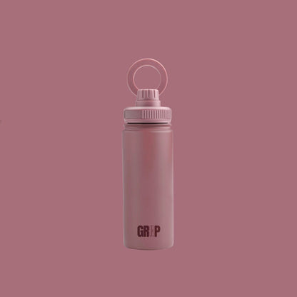 Dusky Rose Stainless Water Bottle with Magnetic Phone Holder Gadget Gifts UK Hen Do Ideas 