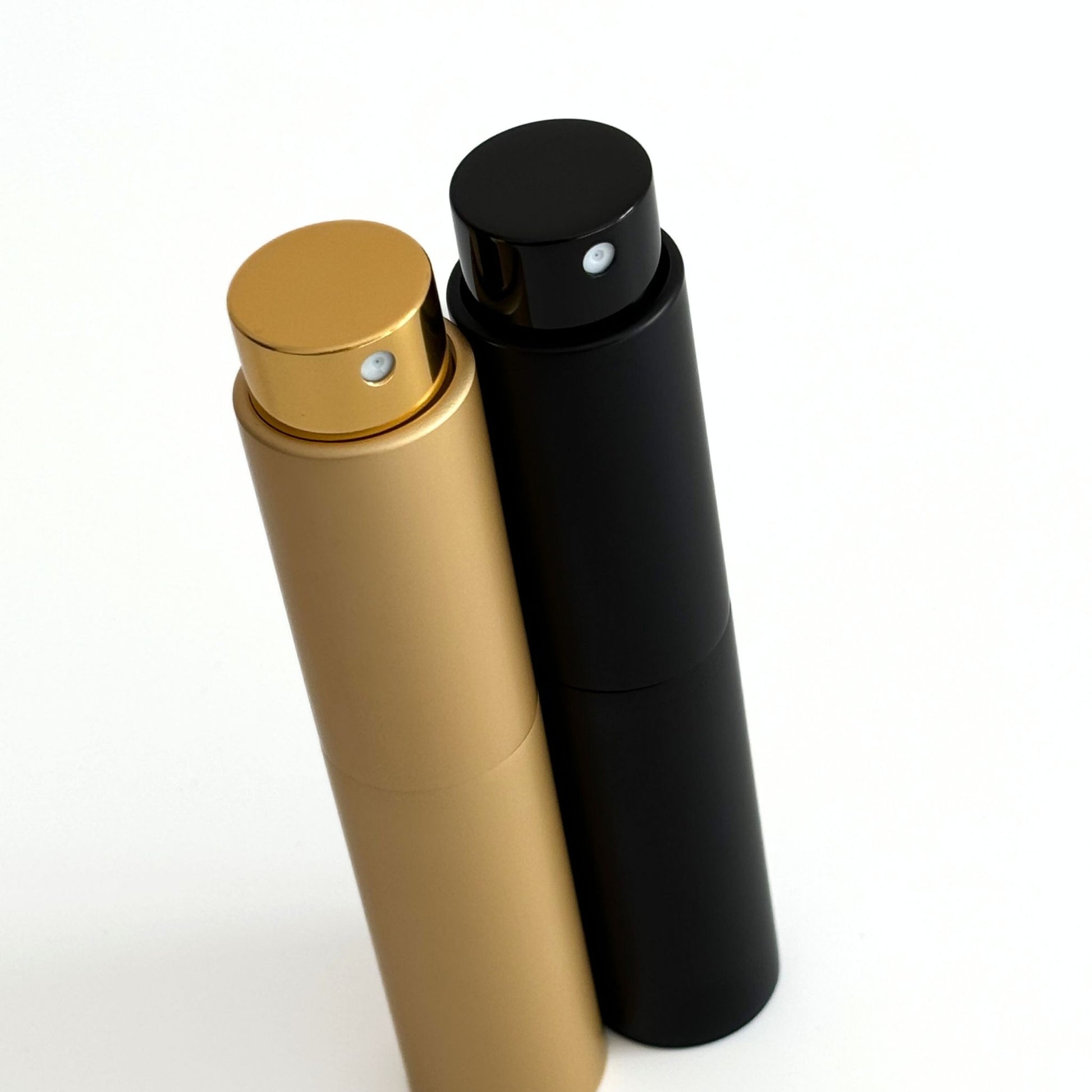 Black and Gold 10ml Perfume Fragrance Travel Size Atomiser Bottle 