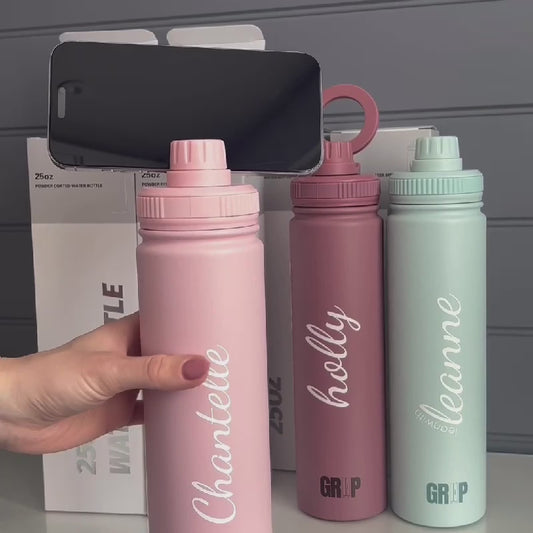 Premium 530ml Water Bottle with Magnetic Phone Holder